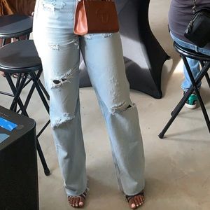 Zara “The 90’s Full Lenght” Wide Leg Jeans - image 1